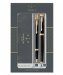 Σετ Parker I.M. Duo Lacquer Black GT Fountain Pen - BallPen 2093216  Ι.Μ. DUO LQ BLACK GT [FP-ΒΡ]